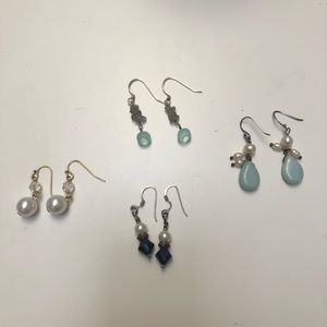 3/$20 sale! Handmade beaded dangle earrings